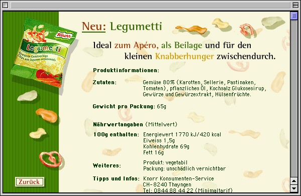 Referenzen Bilder Promo «Legumetti»