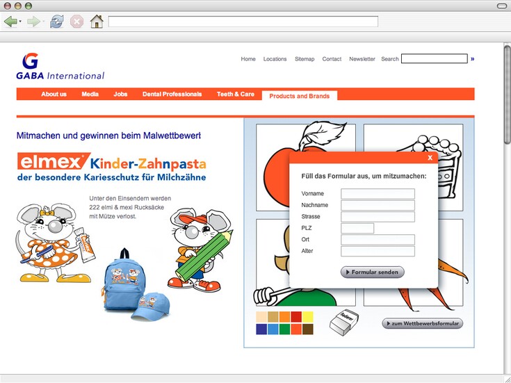 Referenzen Bilder Microsites für Promotionen