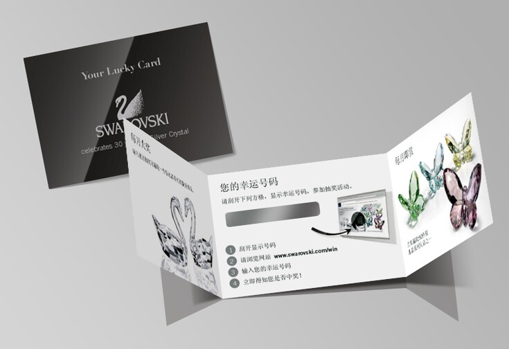 Referenzen Bilder Crossmedia-Promotion «Lucky Card»