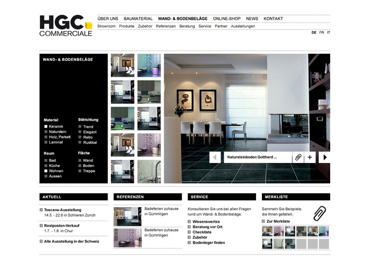 Referenzen Bilder Website