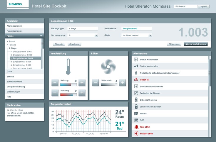 Referenzen Bilder Hotelsteuerung