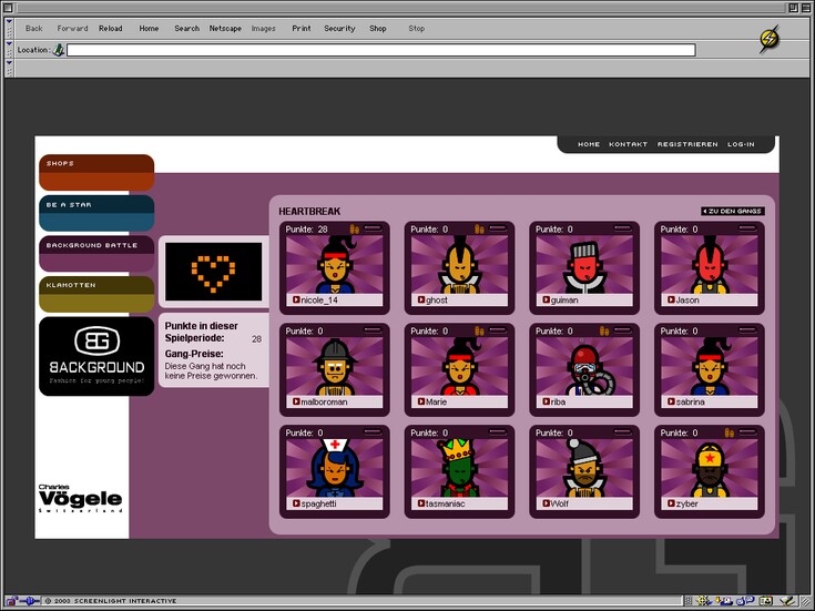 Referenzen Bilder Social Game