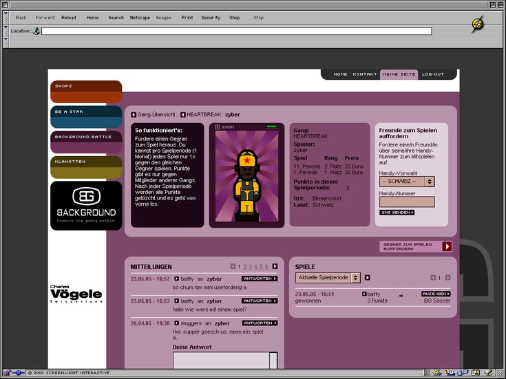 Referenzen Bilder Social Game