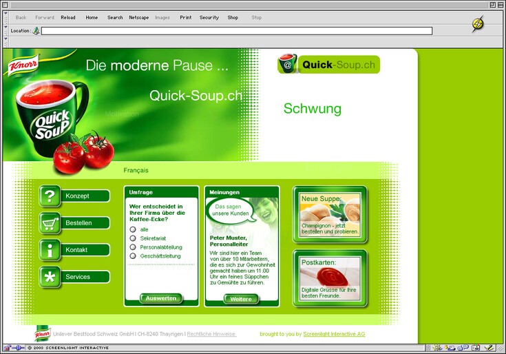 Referenzen Bilder Online-Shop