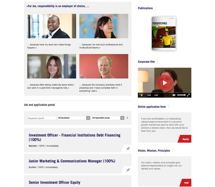 Referenzen Bilder Responsive Websites